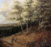 Lucas van Uden Wooded Landscape oil